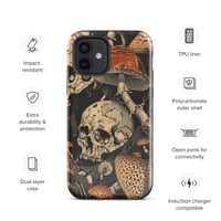 Image 10 of Goblincore Skull and Mushroom Grunge/Punk Tough Case for iPhone®