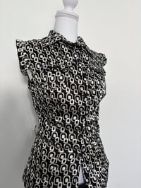 Image 2 of 00s Metallic top // S