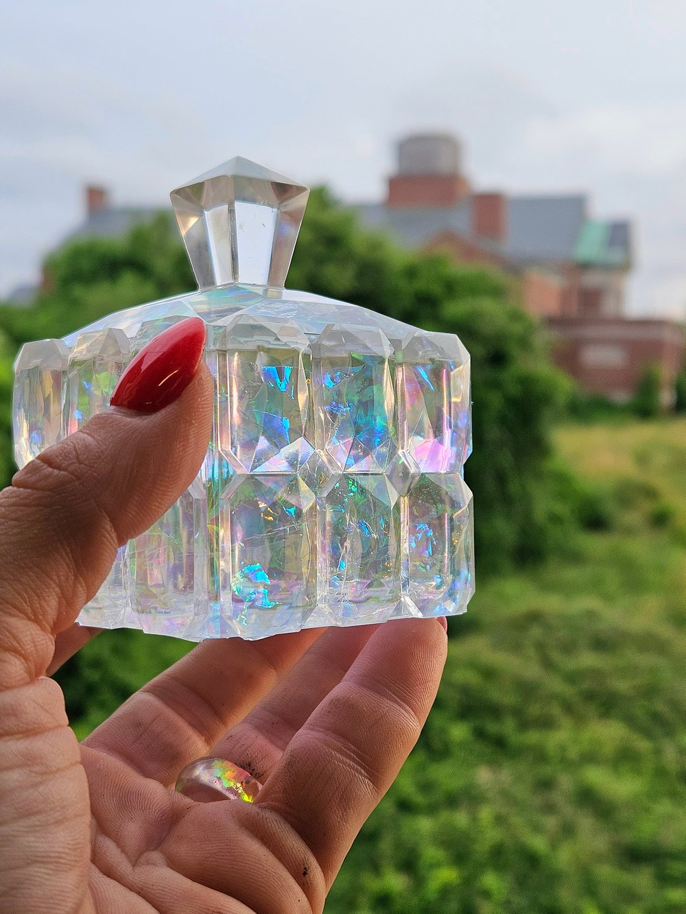 Image of Clearidescent Square Box