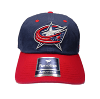 Image 2 of  Fanatics Columbus Blue Jackets Hat Cap Adjustable Strap Back Mens New NHL