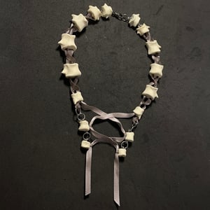Image of 'boned' corset necklace
