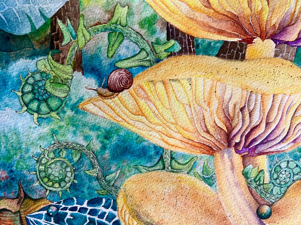 Image of Orange Mycena