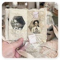 Image 6 of Custom listing for Silvia Sweet Daisy a vintage French lace snippet book and box