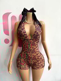 Cheetah Me Romper