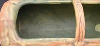 Image 3 of Antique 1920s Weller Pottery Log Planter 