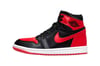 Nike Air Jordan 1 Retro High OG Bred Satin 