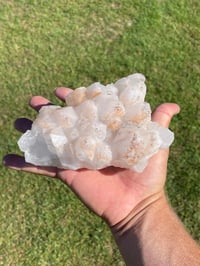Image 12 of Quartz Crystal Points Cluster With Hematite And Inclusions #1539