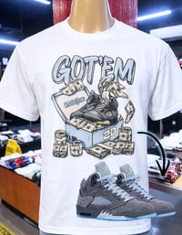 GOT EM’ T-shirt  (White/Wolf Grey)