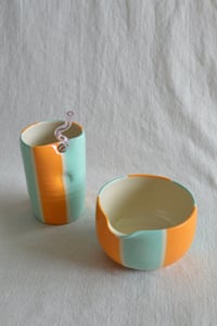 Image 1 of Matcha Duo in Mango-Filled Skies