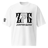 Image 1 of ZFG Heavy Weight Teez (White n Black)