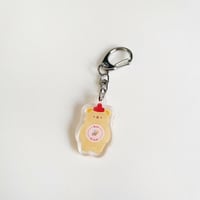 Image 2 of Honey Bear Acrylic Keychain