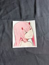 Zero Two peeker