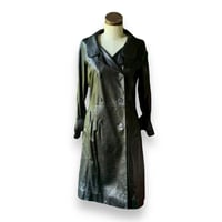 Image 1 of Prada Leather Trench Coat Small