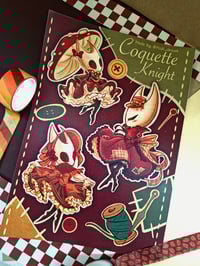Image 1 of Hornet Coquette Knight sticker sheet | Hollow Knight: Silksong