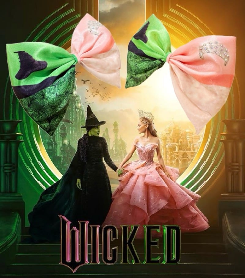 Image of Glinda Elphaba Mash Up Bow