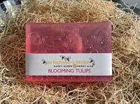 Image 1 of Blooming Tulips Honeybee Glycerin Body Bar