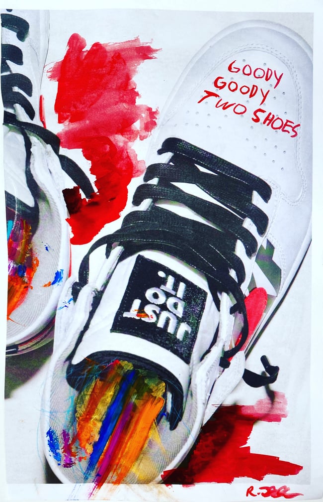 Goody Two Shoes-Original Painting 