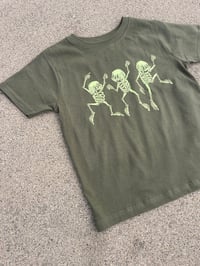 Image 2 of Dancing Skeletons Toddler Tee