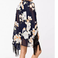Image 2 of USIA floral fringe kimono duster