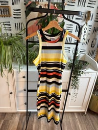 Image 1 of Stripes ribbed dress 