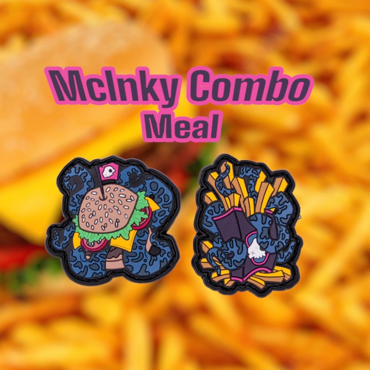 McInky Combo Meal PVC Patch Set INKY EDC mcinky-combo-meal-pvc-patch-set-inky-edc