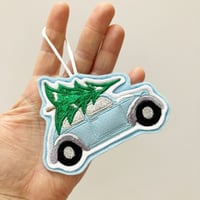 CHRISTMAS SALE Blue Christmas Car Decoration 