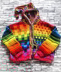 Image 5 of Custom knitted zip up jackets