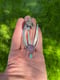Image of Fritillaria/Checkered Lily Leaves Hex Sapphire Ethiopian Opal Marquise Pendant (Chain Included)