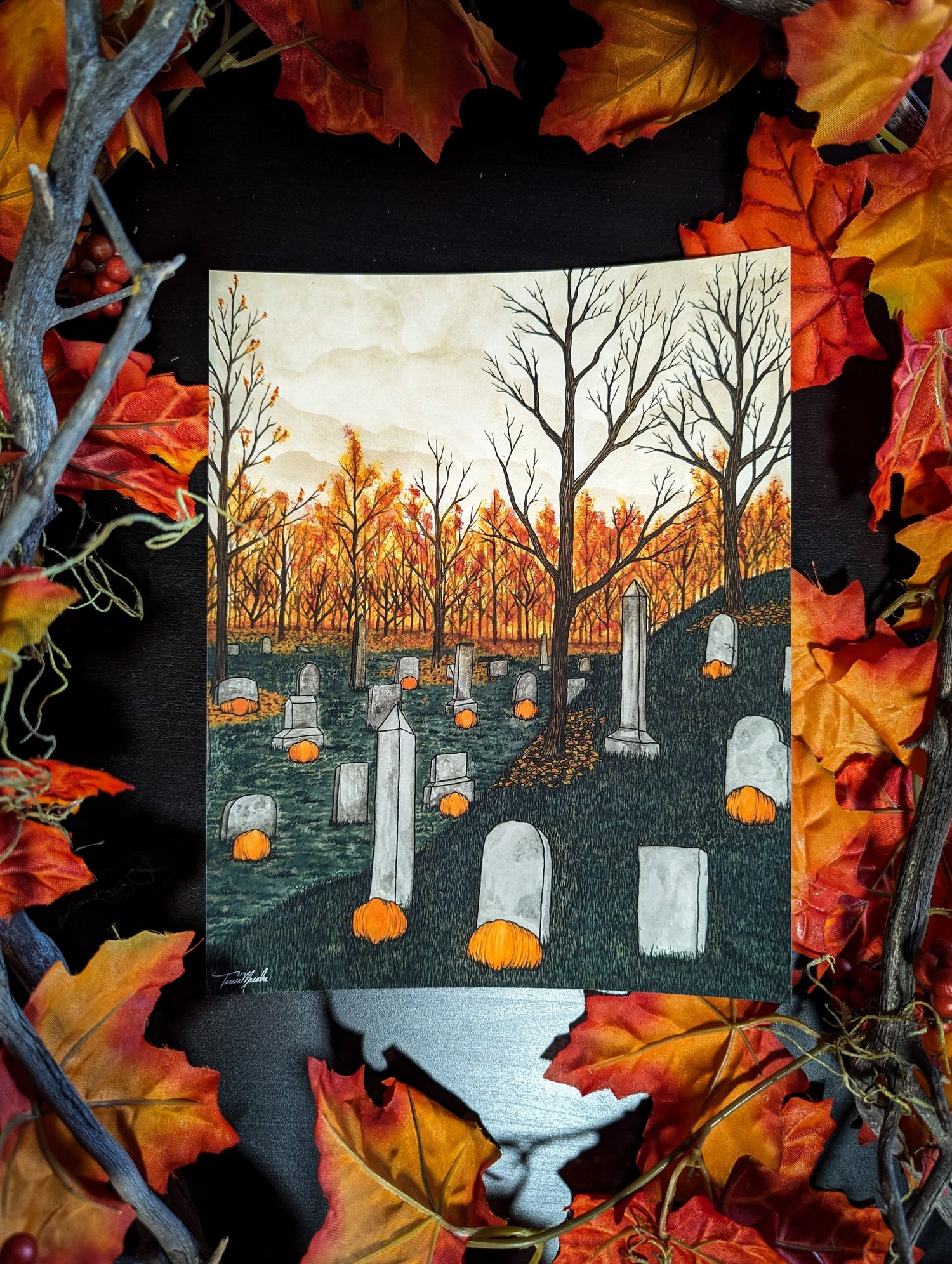 Autumn in the Cemetery 