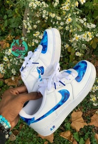 Image 4 of Sapphire Bape AF1 💧