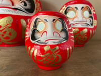 Image 1 of  Classic Takasaki Handcrafted Red Daruma Doll