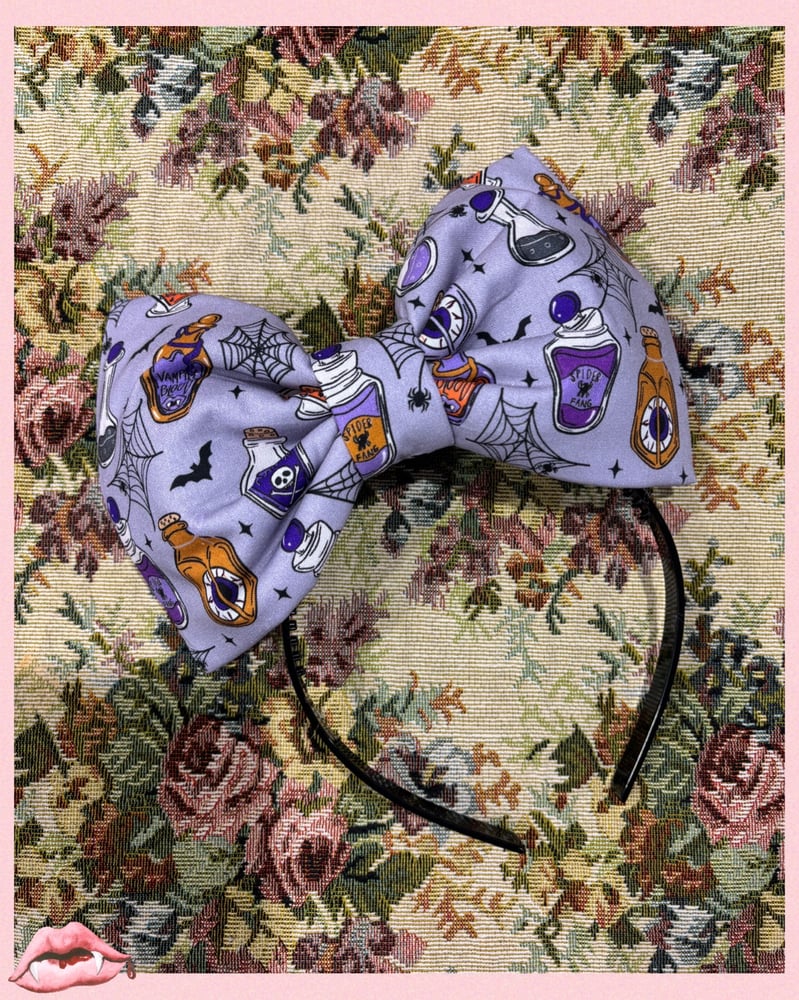 Image of PURPLE POTIONS • BOW HEADBAND 