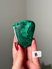 Image 2 of MEDIUM MALACHITE FREEFORMS