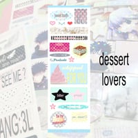 dessert lovers stickersheet