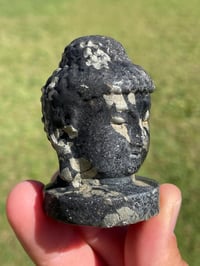 Image 3 of Pyrite In Magnetite Buddha Head #1893