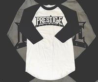 Image 1 of Prestige Wrestling Logo Baseball Tee