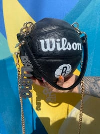 Image 1 of SMALL BLACK WILSON BALLBAG