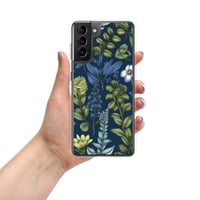 Image 16 of Art Nouveau Inspired Blue Boho Floral Clear Case for Samsung®