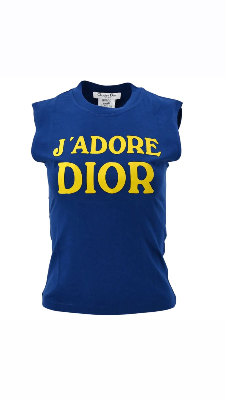 J'ADORE DIOR TANK TOP | VINTAGENISTA J'ADORE DIOR TANK TOP | VINTAGENISTA