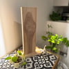 Stockholm oak table lamp