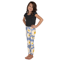 Image 2 of Girls Kid's Leggings (Daisies)