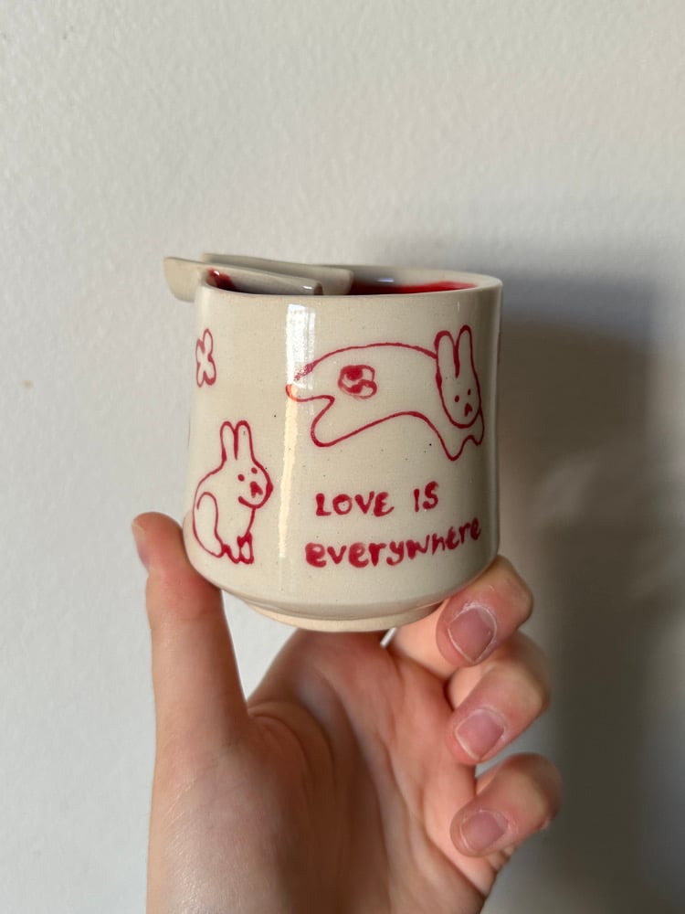Image of Girl Ash Cup (red)