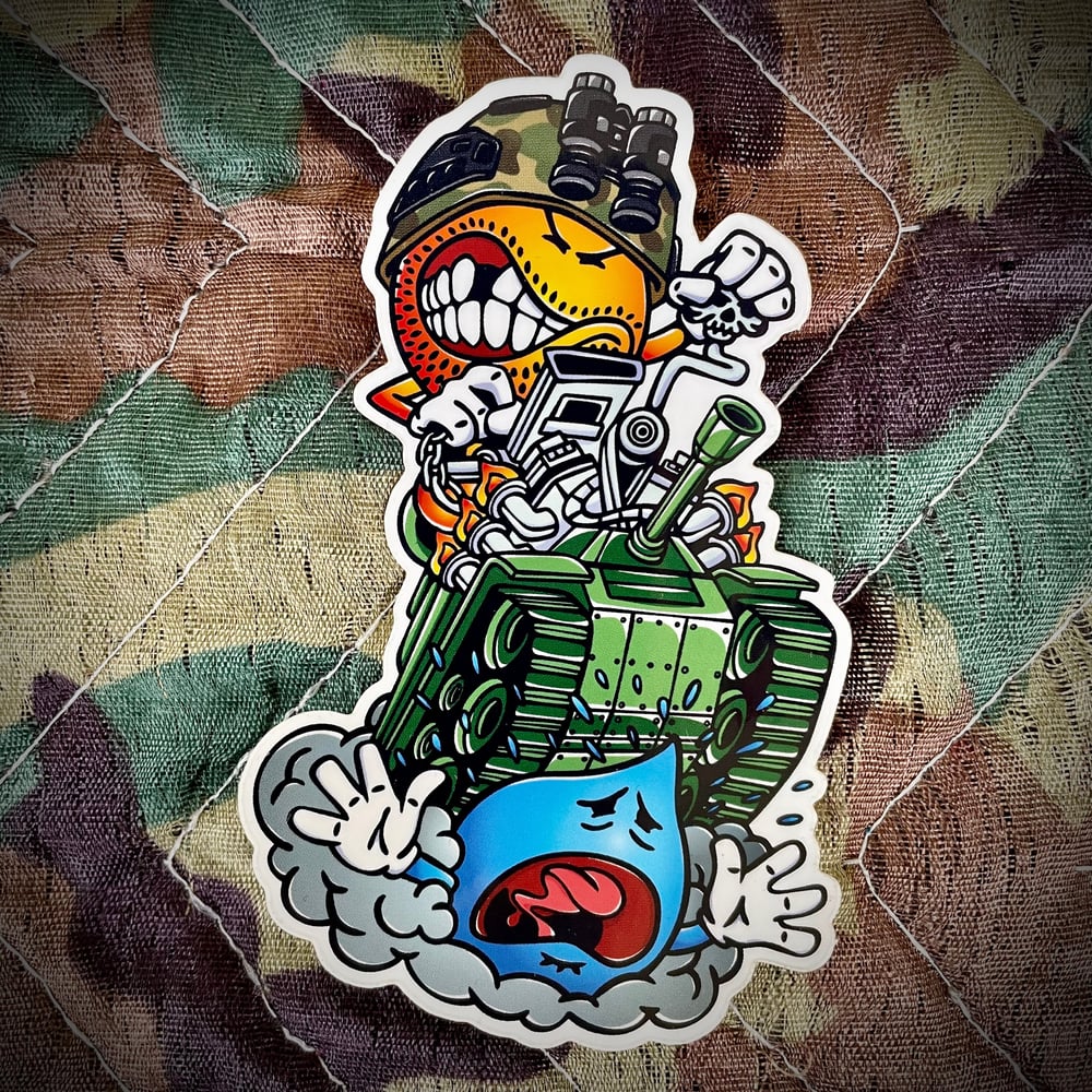 Pixel Ops Tanker Sticker