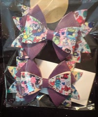 Image 4 of 4" Character Leather Bows