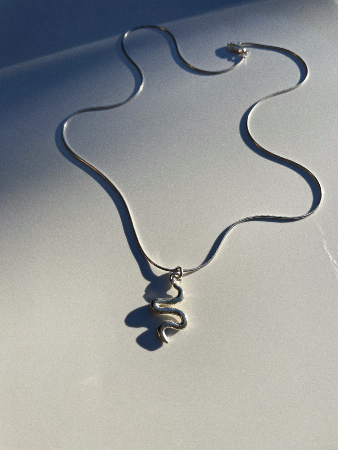 Image of Serpent Charm Necklace