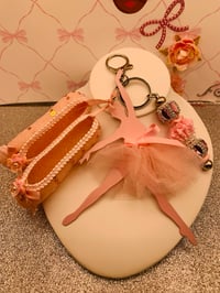 Image 1 of Ballerina  Pink Purse Charm 
