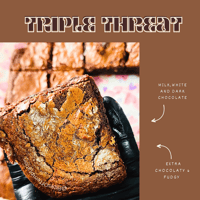 Triple Threat Brownie
