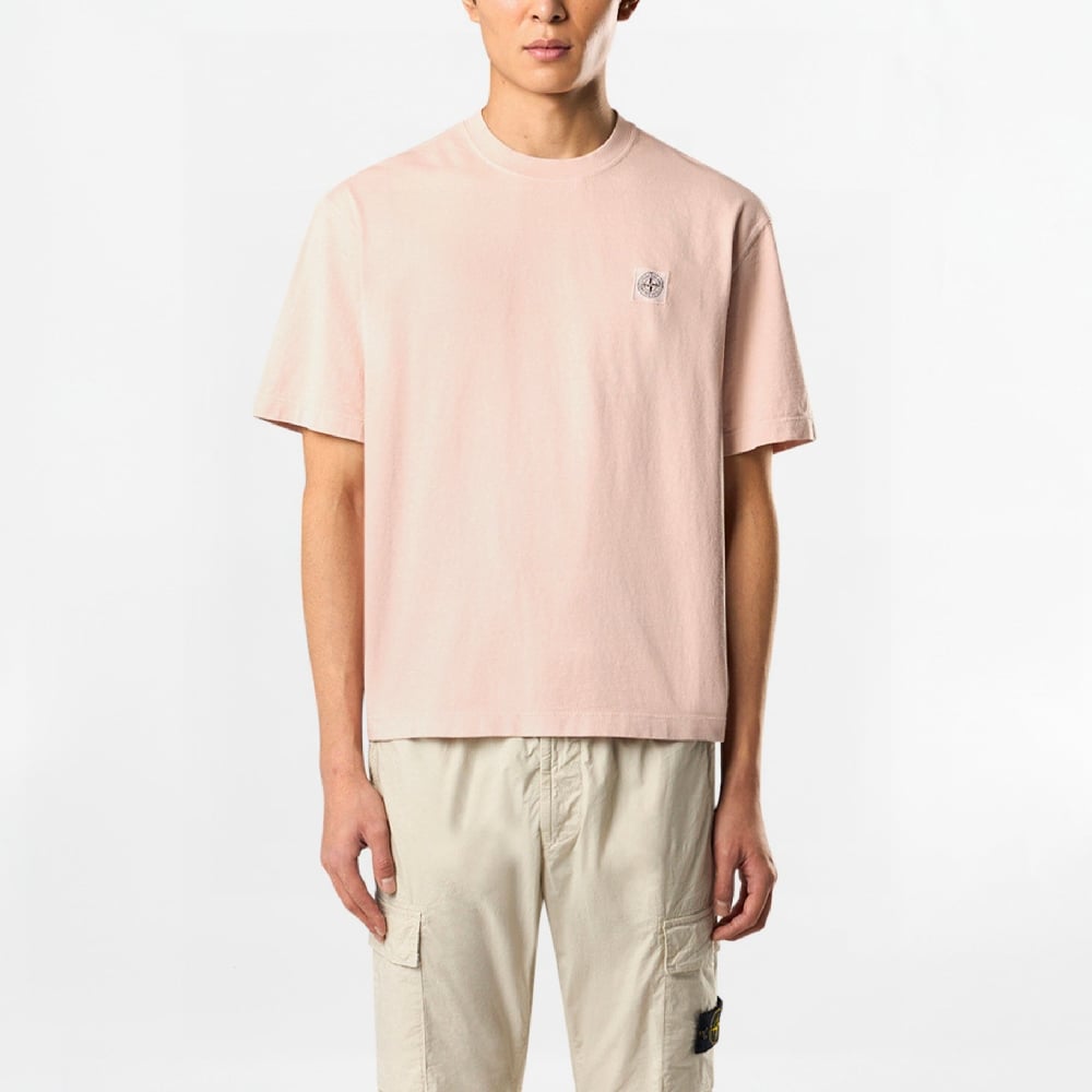 Image of STONE ISLAND 2100034 COMBED ORGANIC COTTON JERSEY