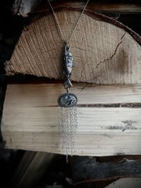 Hand-carved salmon necklace