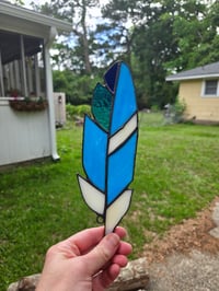 Image 1 of Stained glass feather 01